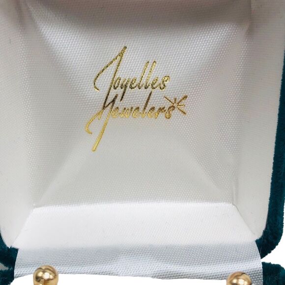 VTG 14k Gold Plated Dangle Earrings Green Zircon December Birthstone Clip-on - Picture 9 of 12